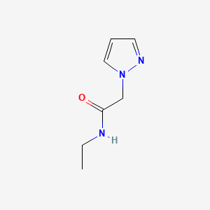Chemical structure of N-Ethyl-2-(1-pyrazolyl)acetamide