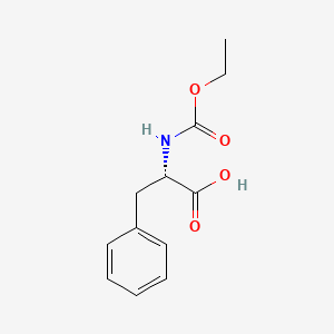 Chemical structure of N-Ethoxycarbonyl-L-Phenylalanine