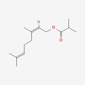 Chemical structure of Neryl Isobutyrate