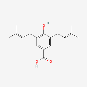 Chemical structure of Nervogenic acid