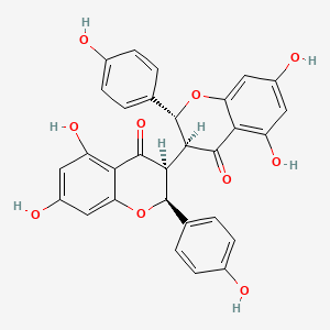 Chemical structure of Neochamaejasmin B