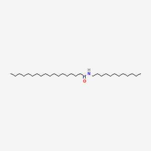 Chemical structure of N-DODECYLOCTADECANAMIDE