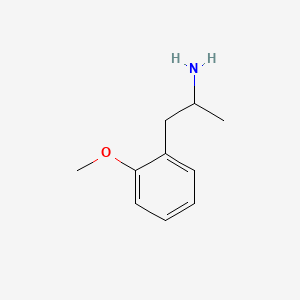 Chemical structure of 2-Methoxyamphetamine