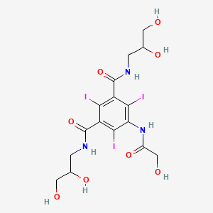 Chemical structure of N-Desmethyl Iomeprol