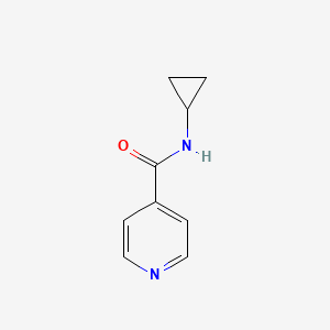 Chemical structure of N-cyclopropylisonicotinamide
