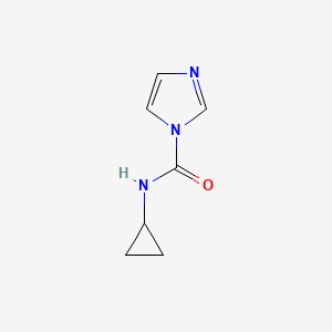 Chemical structure of N-Cyclopropyl-1-imidazolecarboxamide