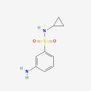 Chemical structure of N-Cyclopropyl 3-Aminophenylsulfonamide