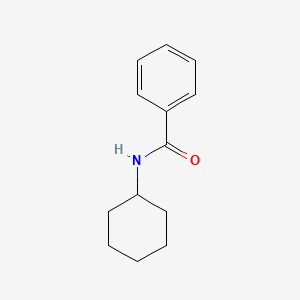 Chemical structure of N-cyclohexylbenzamide