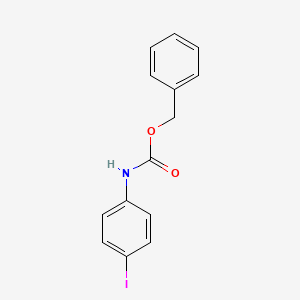 Chemical structure of N-Cbz-4-iodoaniline