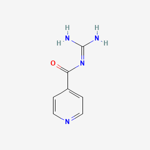 Chemical structure of N-Carbamimidoylisonicotinamide