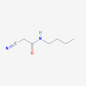 Chemical structure of n-Butyl-2-cyanoacetamide
