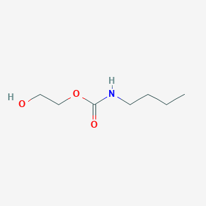 Chemical structure of 2-hydroxyethyl N-butylcarbamate