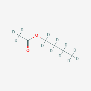 Chemical structure of N-BUTYL ACETATE-D12
