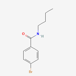Chemical structure of N-Butyl 4-Bromobenzamide