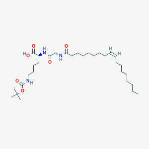 Chemical structure of N'-Boc-N-(Gly-Oleoyl)-Lys