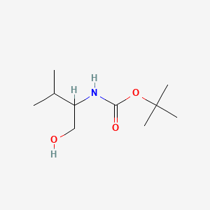 Chemical structure of N-Boc-DL-valinol