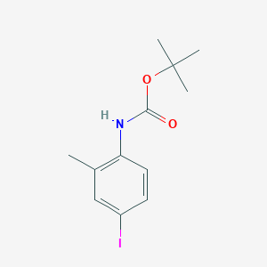 Chemical structure of N-Boc-4-iodo-2-methylaniline
