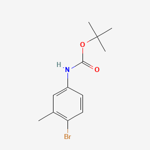 Chemical structure of N-BOC-4-bromo-3-methylaniline