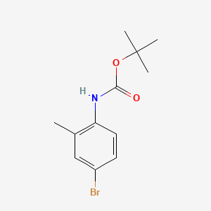 Chemical structure of N-Boc-4-bromo-2-methylaniline