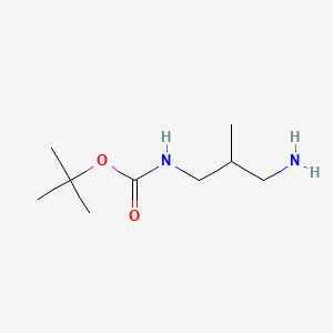 Chemical structure of N-Boc-2-methyl-1,3-propanediamine