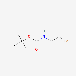 Chemical structure of N-Boc-2-bromo-1-propanamine