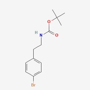 Chemical structure of N-Boc-2-(4-Bromo-phenyl)-ethylamine