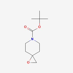 Chemical structure of N-Boc-1-oxa-6-azaspiro[2.5]octane