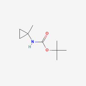Chemical structure of N-Boc-1-methylcyclopropanamine