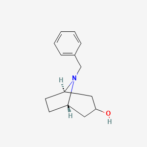 Chemical structure of N-Benzylnortropine