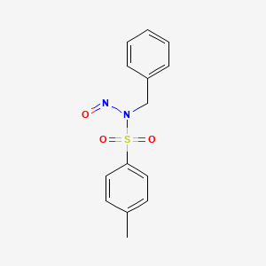 Chemical structure of N-Benzyl-N-nitroso-p-toluenesulfonamide