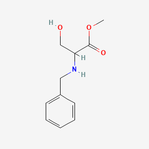 Chemical structure of N-Benzyl-DL-serine Methyl Ester