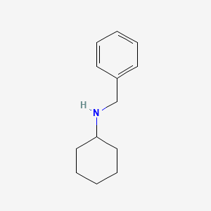 Chemical structure of N-Benzylcyclohexanamine