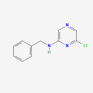 Chemical structure of N-Benzyl-6-chloropyrazin-2-amine