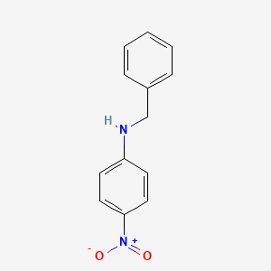Chemical structure of N-benzyl-4-nitroaniline