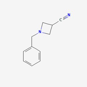 Chemical structure of N-Benzyl-3-cyanoazetidine