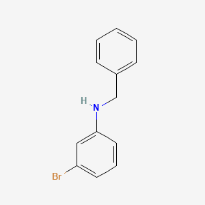 Chemical structure of N-Benzyl-3-bromoaniline