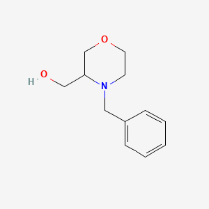 Chemical structure of (4-Benzylmorpholin-3-yl)methanol