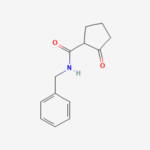 Chemical structure of N-Benzyl-2-oxocyclopentanecarboxamide