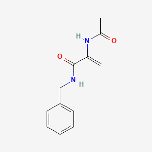 Chemical structure of N-Benzyl-2-acetamidoprop-2-enamide