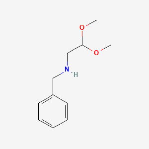Chemical structure of N-Benzyl-2,2-dimethoxyethanamine