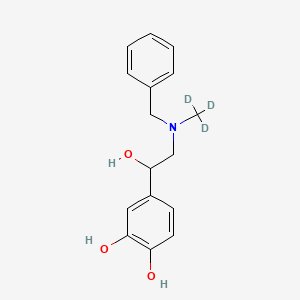 Chemical structure of N-Benzyl Epinephrine-d3