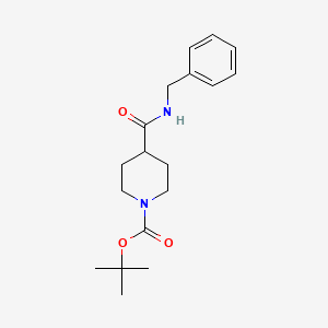 Chemical structure of N-Benzyl 1-BOC-piperidine-4-carboxamide