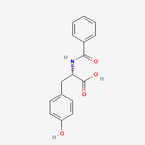 Chemical structure of N-Benzoyl-L-tyrosine
