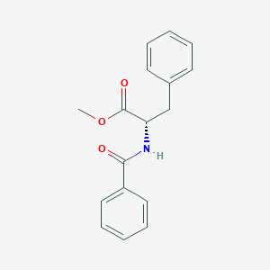 Chemical structure of N-Benzoyl-L-Phenylalanine methyl ester