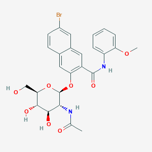 Chemical structure of Naphthol AS-BI N-acetyl-β-D-glucosaminide