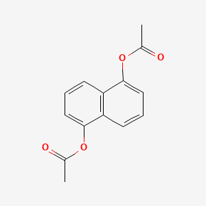 Chemical structure of 1,5-Diacetoxynaphthalene