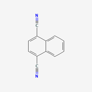 Chemical structure of Naphthalene-1,4-dicarbonitrile