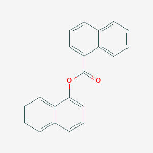 Chemical structure of Naphthalen-1-yl 1-naphthoate