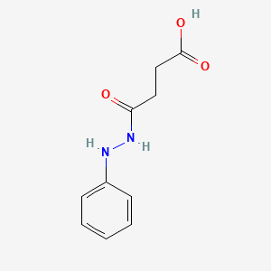 Chemical structure of N-Anilinosuccinamic acid