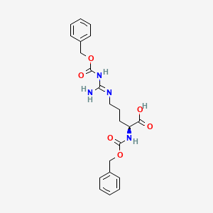 Chemical structure of Nalpha,Nomega-Dicarbobenzoxy-L-arginine